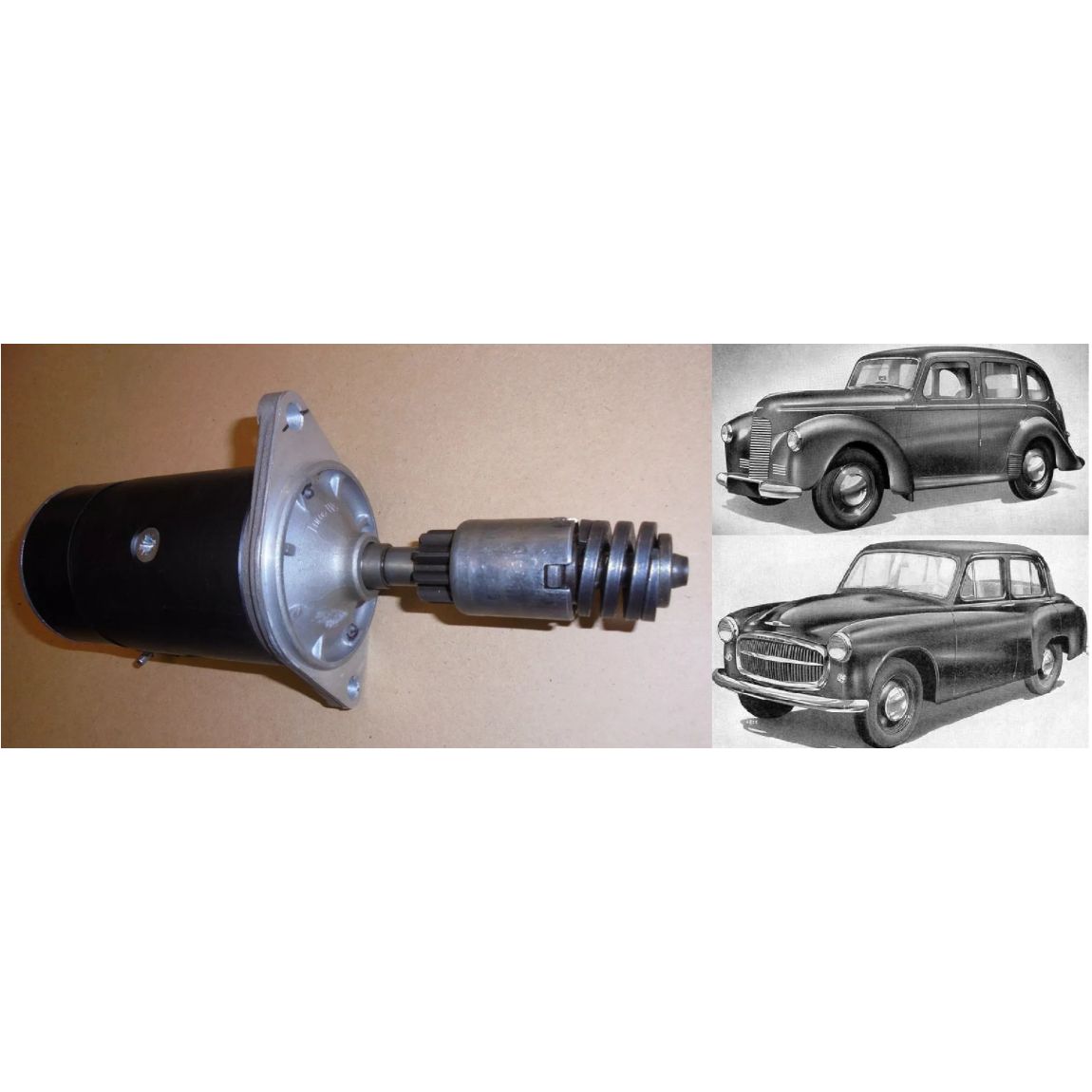 STARTER MOTOR (Hillman Minx) (Mk4,5,6,7,8,8a) (1949- 56)